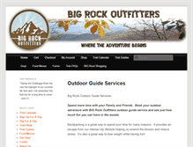 Tablet Screenshot of bigrockoutfitters.com